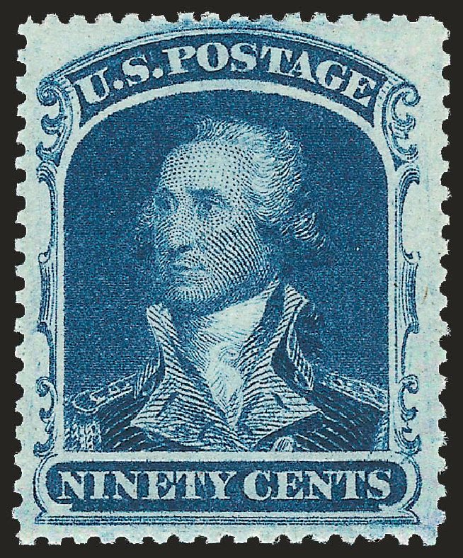 US Stamp Value Scott Cat. # 39: 1860 90c Washington. Robert Siegel Auction Galleries, Jun 2010, Sale 989, Lot 81