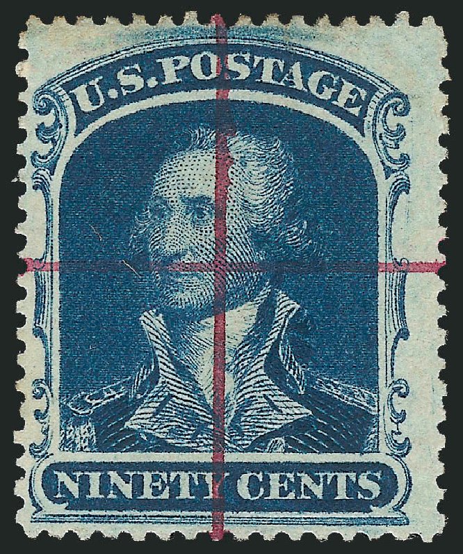 Price of US Stamps Scott Catalogue #39: 90c 1860 Washington. Robert Siegel Auction Galleries, Oct 2010, Sale 997, Lot 5291