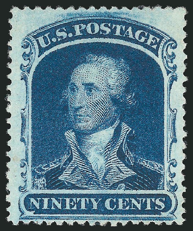 US Stamps Prices Scott Catalog #39 - 1860 90c Washington. Robert Siegel Auction Galleries, Mar 2011, Sale 1007, Lot 2184