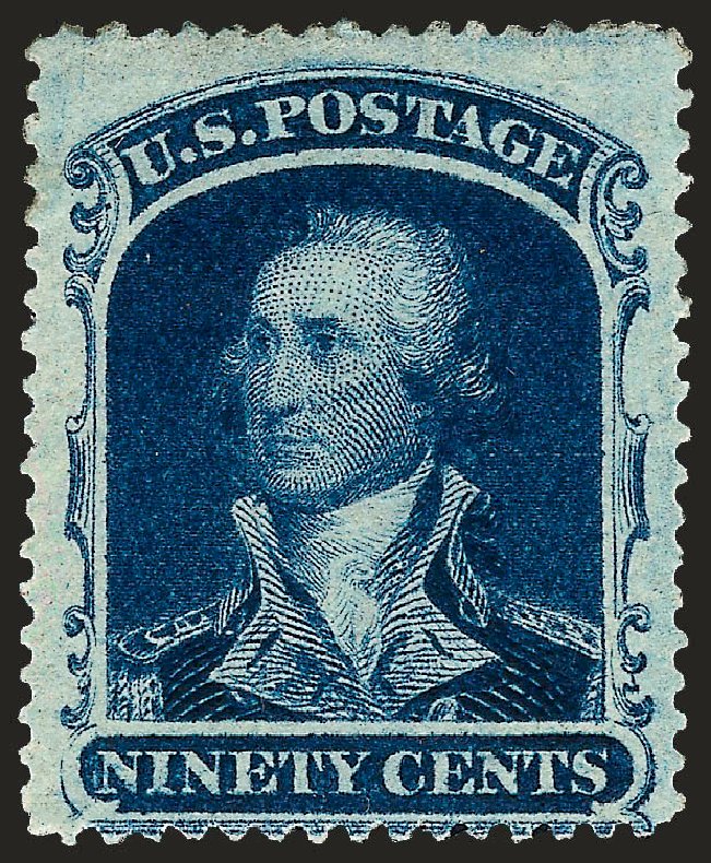 US Stamp Price Scott Catalog 39 - 1860 90c Washington. Robert Siegel Auction Galleries, Oct 2008, Sale 963, Lot 434