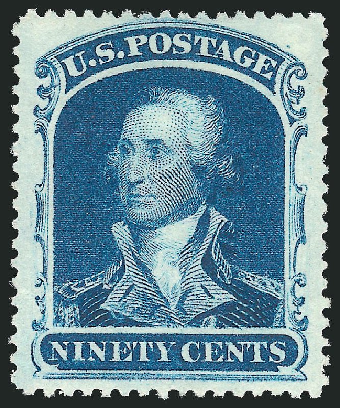 Cost of US Stamps Scott Cat. 39: 90c 1860 Washington. Robert Siegel Auction Galleries, Sep 2009, Sale 976, Lot 1274