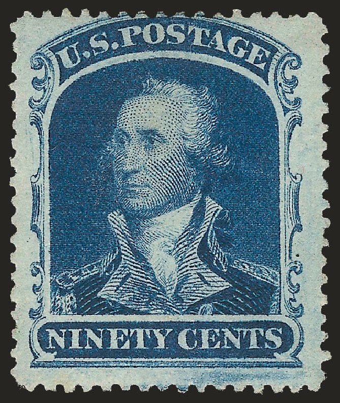 Costs of US Stamps Scott # 39: 90c 1860 Washington. Robert Siegel Auction Galleries, Apr 2010, Sale 984, Lot 224
