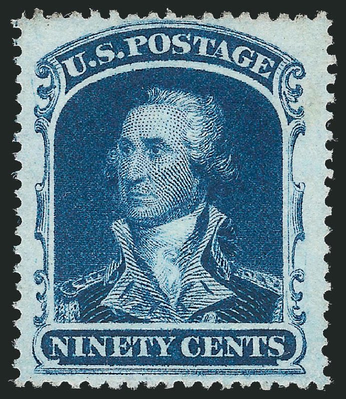 US Stamp Prices Scott Catalogue #39: 90c 1860 Washington. Robert Siegel Auction Galleries, Oct 2010, Sale 997, Lot 5294