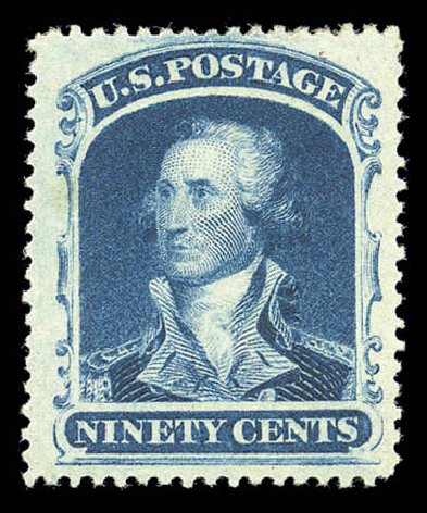 US Stamps Price Scott Catalog #39: 90c 1860 Washington. Matthew Bennett International, Sep 2010, Sale 333, Lot 3415