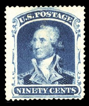 Prices of US Stamp Scott Cat. # 39 - 1860 90c Washington. Cherrystone Auctions, Mar 2008, Sale 200803, Lot 85