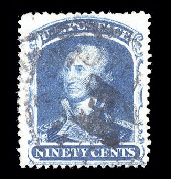US Stamp Price Scott Catalog 39 - 1860 90c Washington. Cherrystone Auctions, Nov 2014, Sale 201411, Lot 15