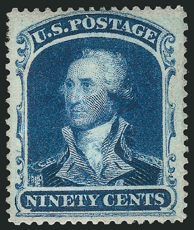 US Stamp Price Scott Cat. #39 - 1860 90c Washington. Robert Siegel Auction Galleries, Dec 2014, Sale 1090, Lot 1175