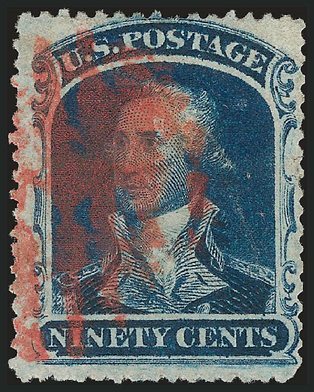 Prices of US Stamps Scott Catalogue #39: 1860 90c Washington. Robert Siegel Auction Galleries, Dec 2009, Sale 982, Lot 5165