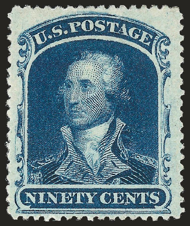 Costs of US Stamp Scott #39: 1860 90c Washington. Robert Siegel Auction Galleries, Jun 2010, Sale 992, Lot 2105