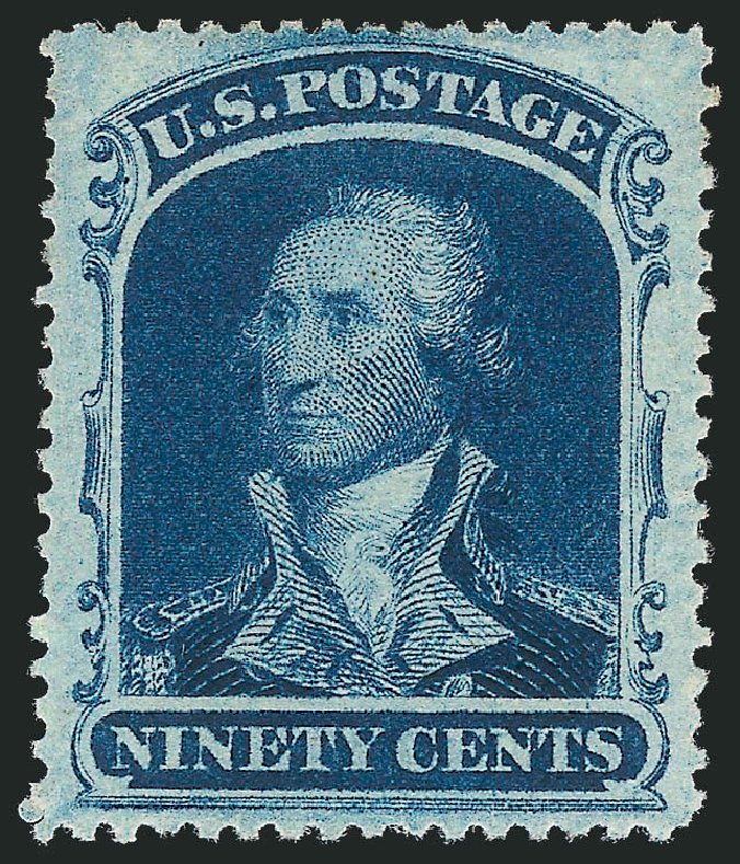 US Stamps Prices Scott Cat. #39: 1860 90c Washington. Robert Siegel Auction Galleries, Sep 2010, Sale 993, Lot 355