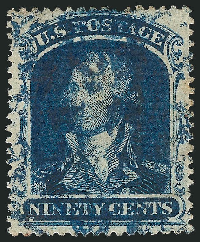 Value of US Stamp Scott Catalog 39 - 1860 90c Washington. Robert Siegel Auction Galleries, Dec 2010, Sale 1000, Lot 1032