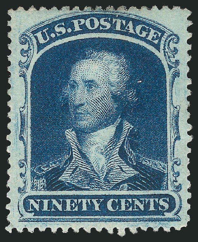 US Stamp Value Scott Cat. #39 - 90c 1860 Washington. Robert Siegel Auction Galleries, Mar 2014, Sale 1067, Lot 992