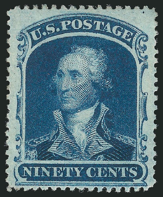 US Stamps Prices Scott Catalog # 39: 90c 1860 Washington. Robert Siegel Auction Galleries, Feb 2015, Sale 1092, Lot 1042
