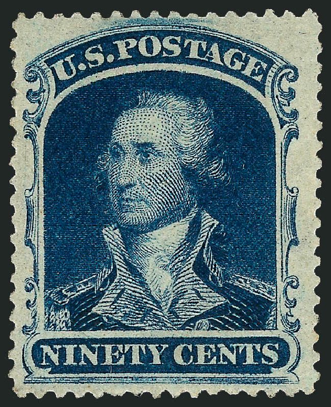 Costs of US Stamp Scott 39 - 90c 1860 Washington. Robert Siegel Auction Galleries, Dec 2008, Sale 967, Lot 4152