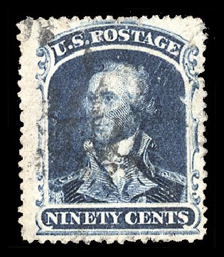 Cost of US Stamps Scott Catalogue # 39: 90c 1860 Washington. Cherrystone Auctions, Apr 2014, Sale 201404, Lot 23