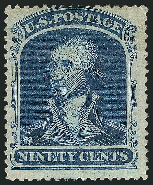 US Stamps Prices Scott Catalogue # 39 - 1860 90c Washington. Robert Siegel Auction Galleries, Jul 2013, Sale 1050, Lot 173