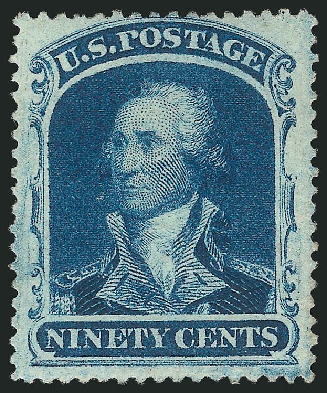 Costs of US Stamp Scott 39: 1860 90c Washington. Robert Siegel Auction Galleries, Mar 2014, Sale 1067, Lot 993