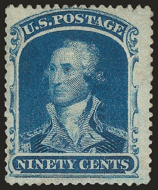 Cost of US Stamps Scott Cat. #39 - 90c 1860 Washington. Robert Siegel Auction Galleries, Dec 2009, Sale 982, Lot 5163