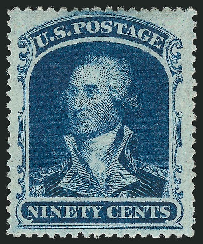 Values of US Stamp Scott Catalog # 39: 1860 90c Washington. Robert Siegel Auction Galleries, Feb 2010, Sale 983, Lot 33
