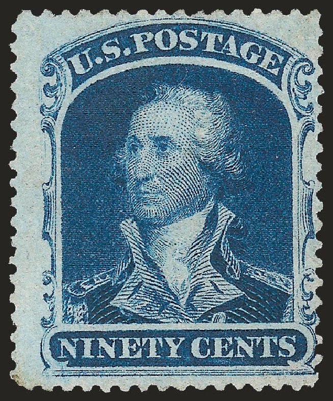 Price of US Stamps Scott Catalog 39 - 1860 90c Washington. Robert Siegel Auction Galleries, Apr 2010, Sale 984, Lot 223
