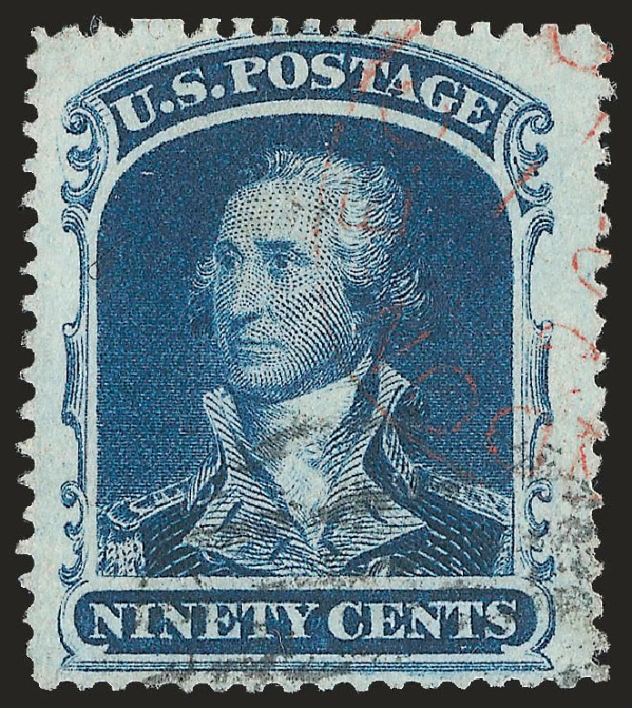 US Stamp Price Scott Catalogue 39 - 1860 90c Washington. Robert Siegel Auction Galleries, Jun 2010, Sale 989, Lot 83