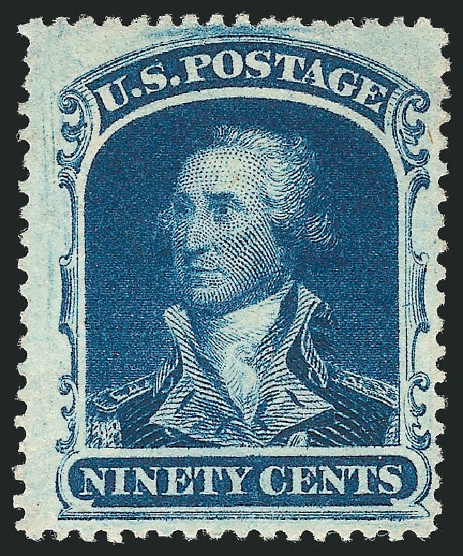 Cost of US Stamp Scott Catalog #39: 1860 90c Washington. Robert Siegel Auction Galleries, Oct 2010, Sale 997, Lot 5293