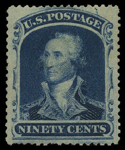 US Stamps Value Scott Cat. 39 - 90c 1860 Washington. Matthew Bennett International, May 2014, Sale 350, Lot 86