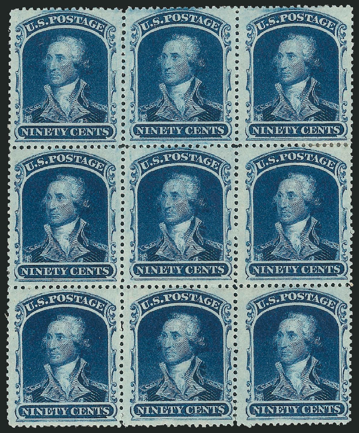 US Stamp Prices Scott #39 - 90c 1860 Washington. Robert Siegel Auction Galleries, Dec 2010, Sale 1000, Lot 1026