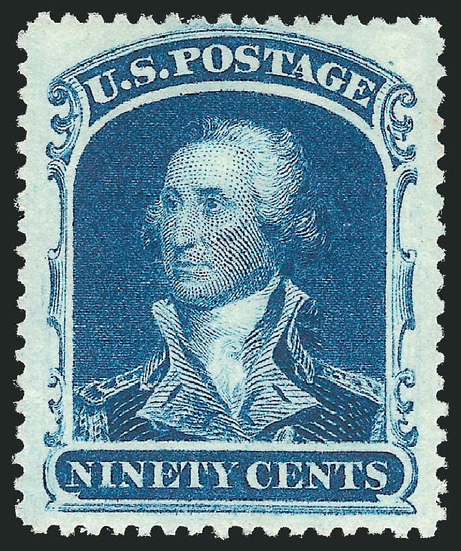 US Stamp Prices Scott #39: 1860 90c Washington. Robert Siegel Auction Galleries, Jun 2010, Sale 992, Lot 2106