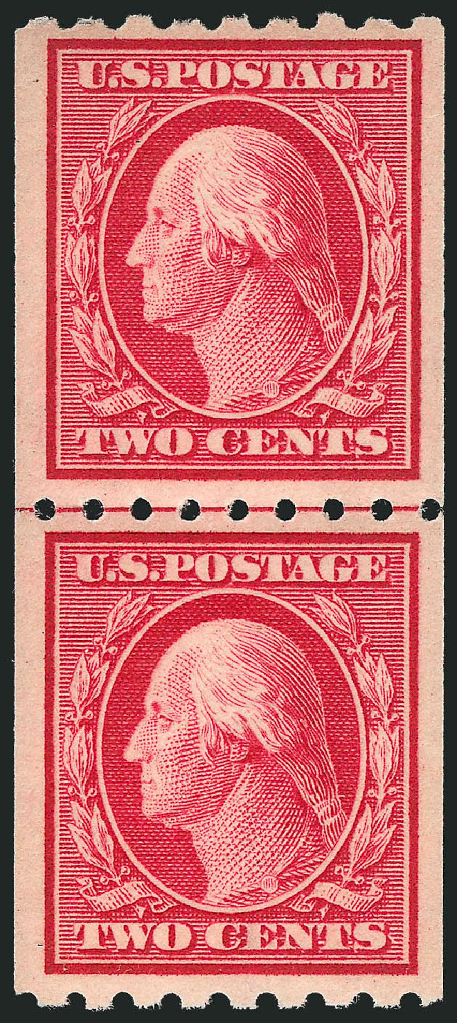Price of US Stamp Scott Cat. #391: 2c 1910 Washington Coil. Robert Siegel Auction Galleries, Mar 2011, Sale 1007, Lot 2687