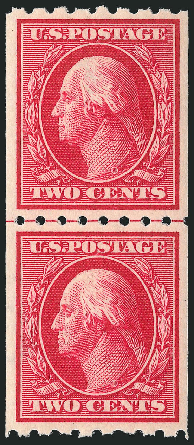 US Stamp Prices Scott Catalogue # 391: 2c 1910 Washington Coil. Robert Siegel Auction Galleries, Jul 2013, Sale 1050, Lot 517