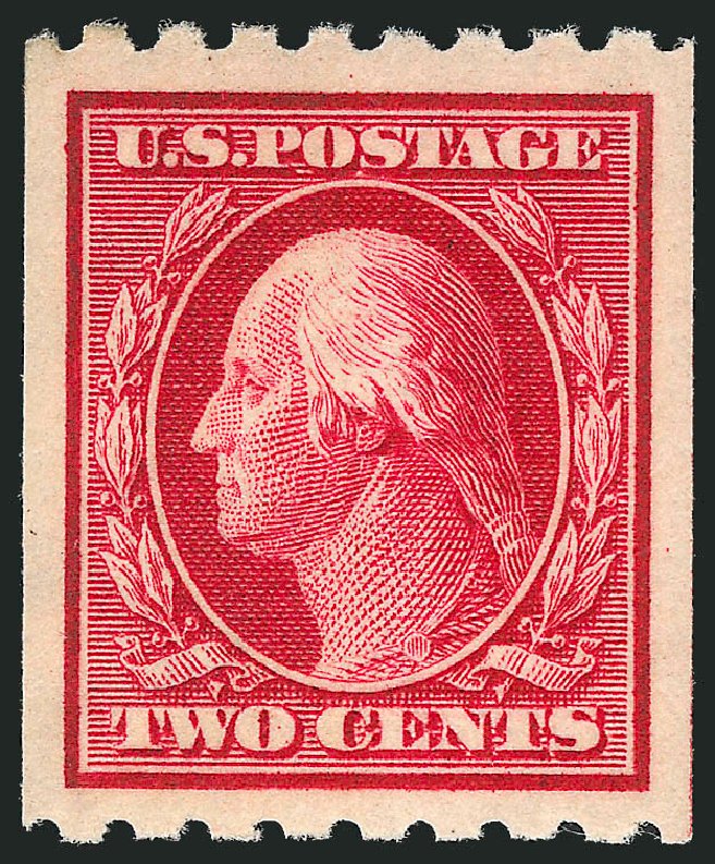 Price of US Stamps Scott # 391: 1910 2c Washington Coil. Robert Siegel Auction Galleries, Mar 2013, Sale 1040, Lot 1759