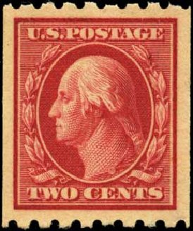 Cost of US Stamp Scott Catalog 391 - 2c 1910 Washington Coil. Harmer-Schau Auction Galleries, Feb 2012, Sale 92, Lot 1130