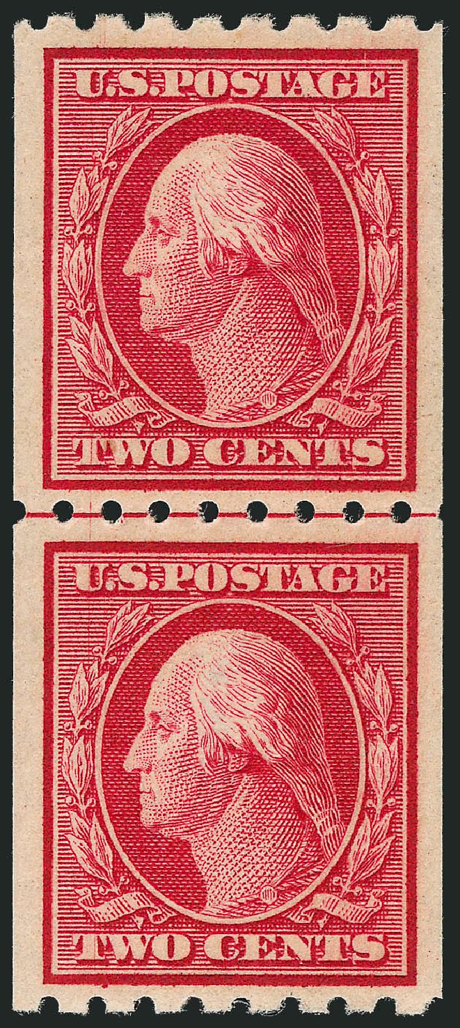 Prices of US Stamps Scott Catalogue #391: 2c 1910 Washington Coil. Robert Siegel Auction Galleries, Oct 2011, Sale 1013, Lot 395