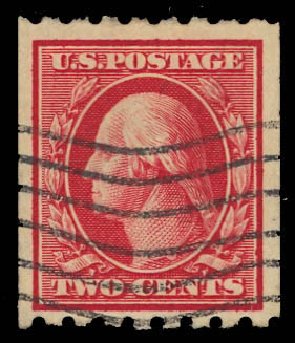Costs of US Stamp Scott 391 - 2c 1910 Washington Coil. Daniel Kelleher Auctions, Oct 2012, Sale 632, Lot 1302