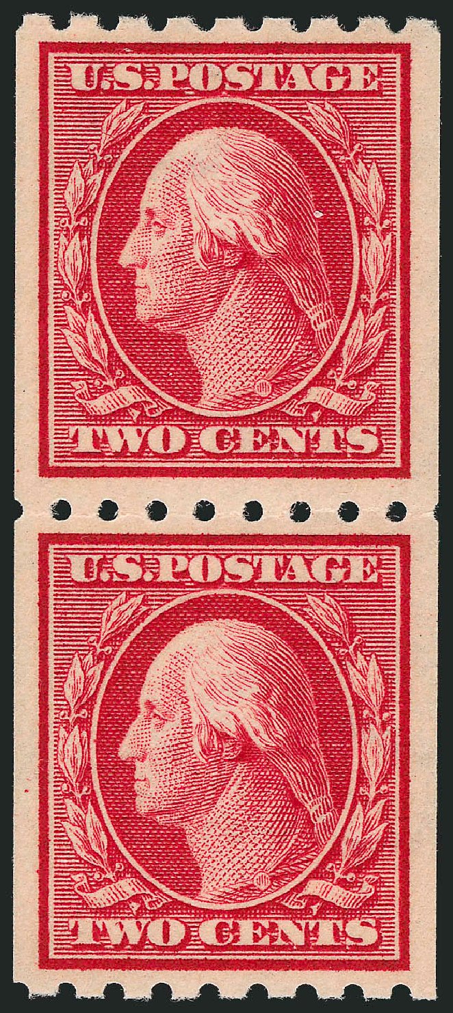 Cost of US Stamp Scott #391 - 2c 1910 Washington Coil. Robert Siegel Auction Galleries, Oct 2011, Sale 1013, Lot 396