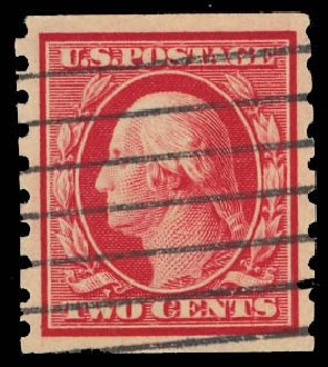 Price of US Stamp Scott Catalog #393: 1910 2c Washington Coil. Daniel Kelleher Auctions, Oct 2012, Sale 632, Lot 1309