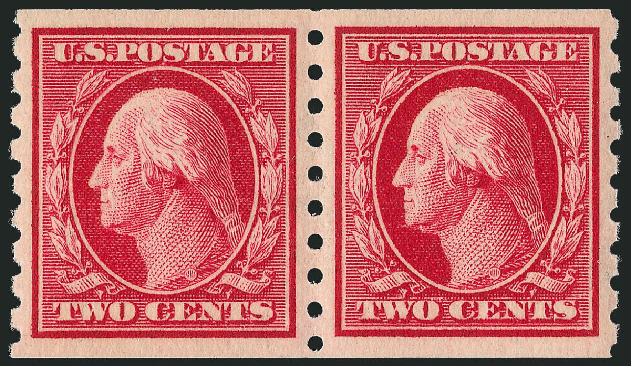 Price of US Stamp Scott Catalog 393: 2c 1910 Washington Coil. Robert Siegel Auction Galleries, Oct 2011, Sale 1013, Lot 399
