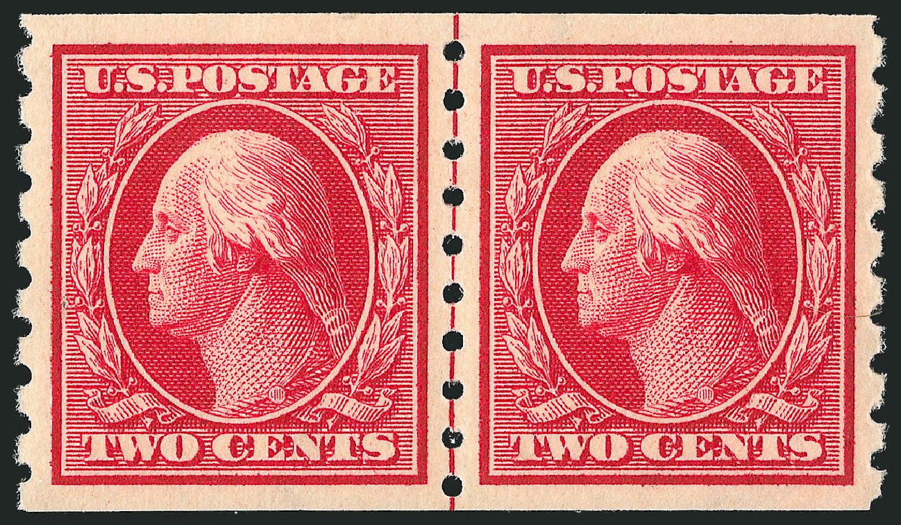 Price of US Stamps Scott #393: 1910 2c Washington Coil. Robert Siegel Auction Galleries, Nov 2012, Sale 1034, Lot 361