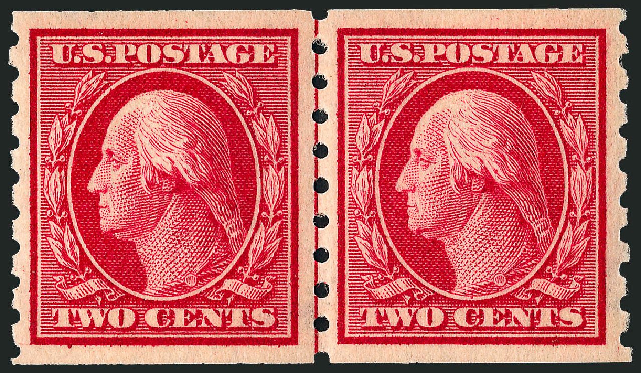 Price of US Stamps Scott #393: 1910 2c Washington Coil. Robert Siegel Auction Galleries, Oct 2008, Sale 963, Lot 971