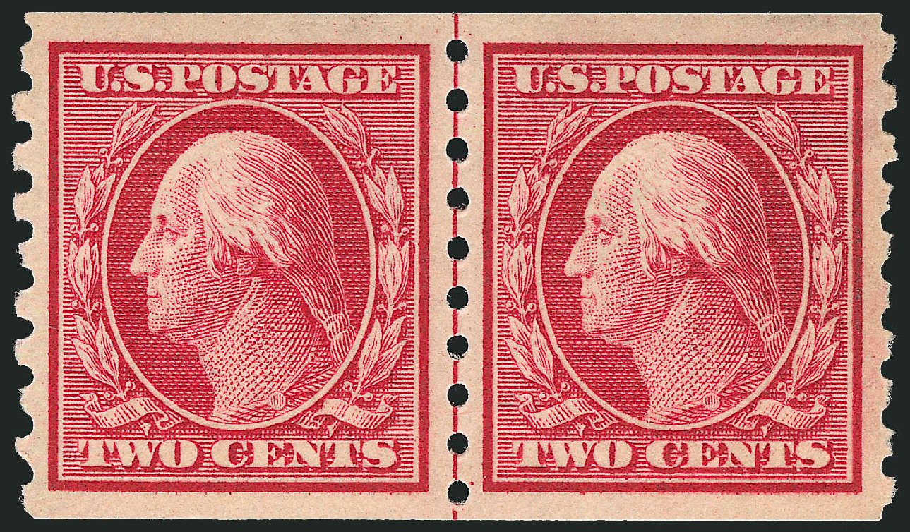 Cost of US Stamps Scott Cat. #393: 1910 2c Washington Coil. Robert Siegel Auction Galleries, Sep 2009, Sale 968B, Lot 501