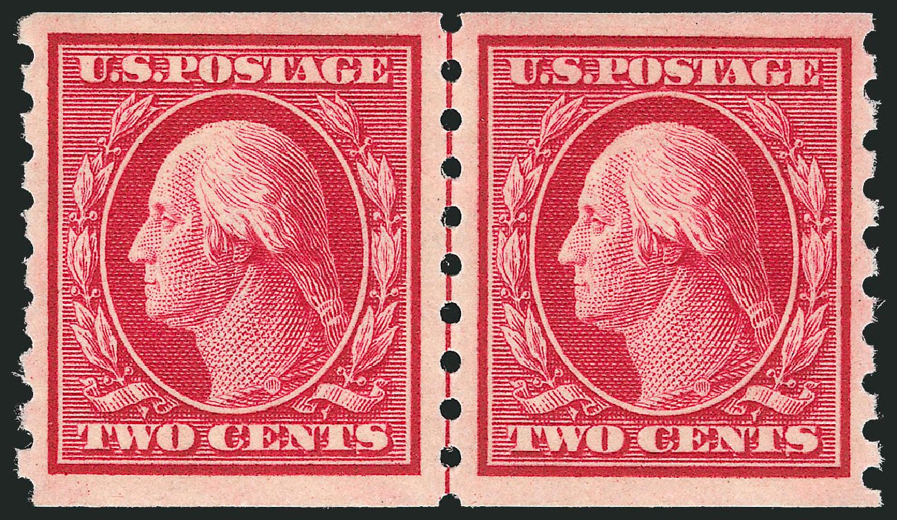US Stamps Price Scott Catalogue 393: 2c 1910 Washington Coil. Robert Siegel Auction Galleries, Dec 2013, Sale 1062, Lot 575