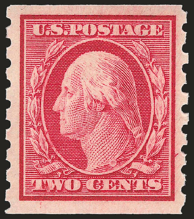 US Stamp Prices Scott # 393 - 2c 1910 Washington Coil. Robert Siegel Auction Galleries, Apr 2009, Sale 972, Lot 3315