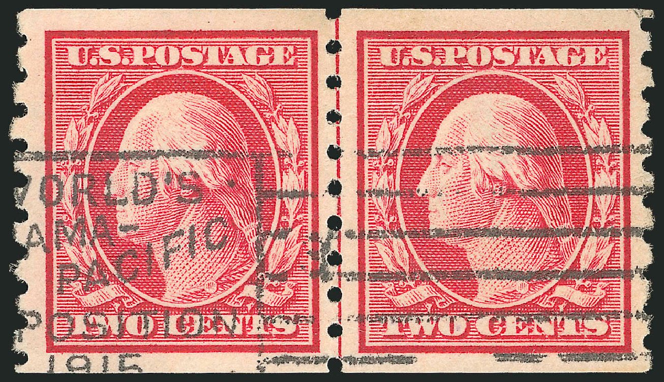 US Stamp Prices Scott Cat. 393 - 2c 1910 Washington Coil. Robert Siegel Auction Galleries, Sep 2012, Sale 1028, Lot 362