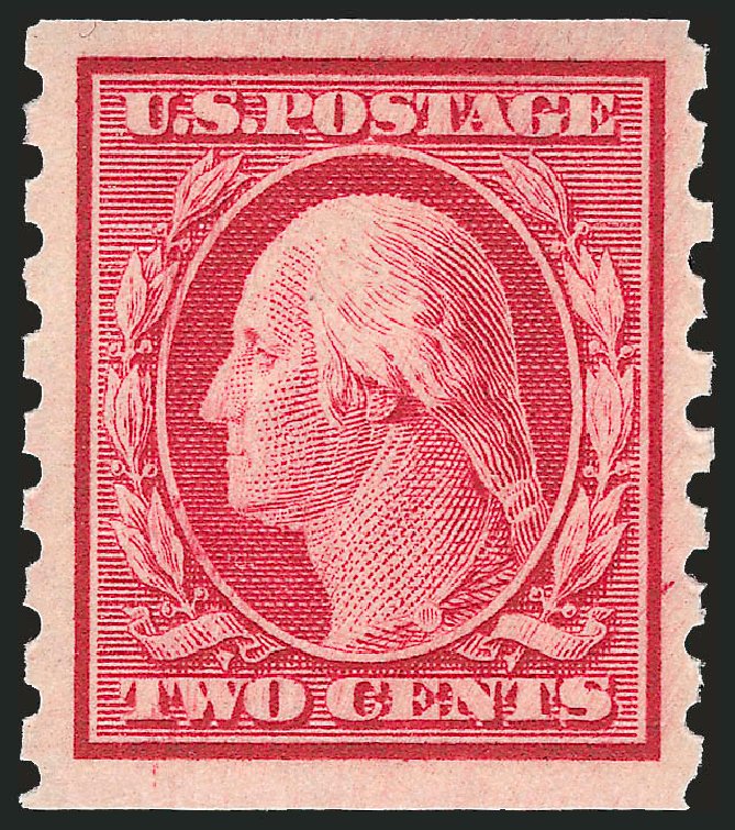 US Stamps Value Scott Catalog #393 - 2c 1910 Washington Coil. Robert Siegel Auction Galleries, Dec 2009, Sale 982, Lot 5776