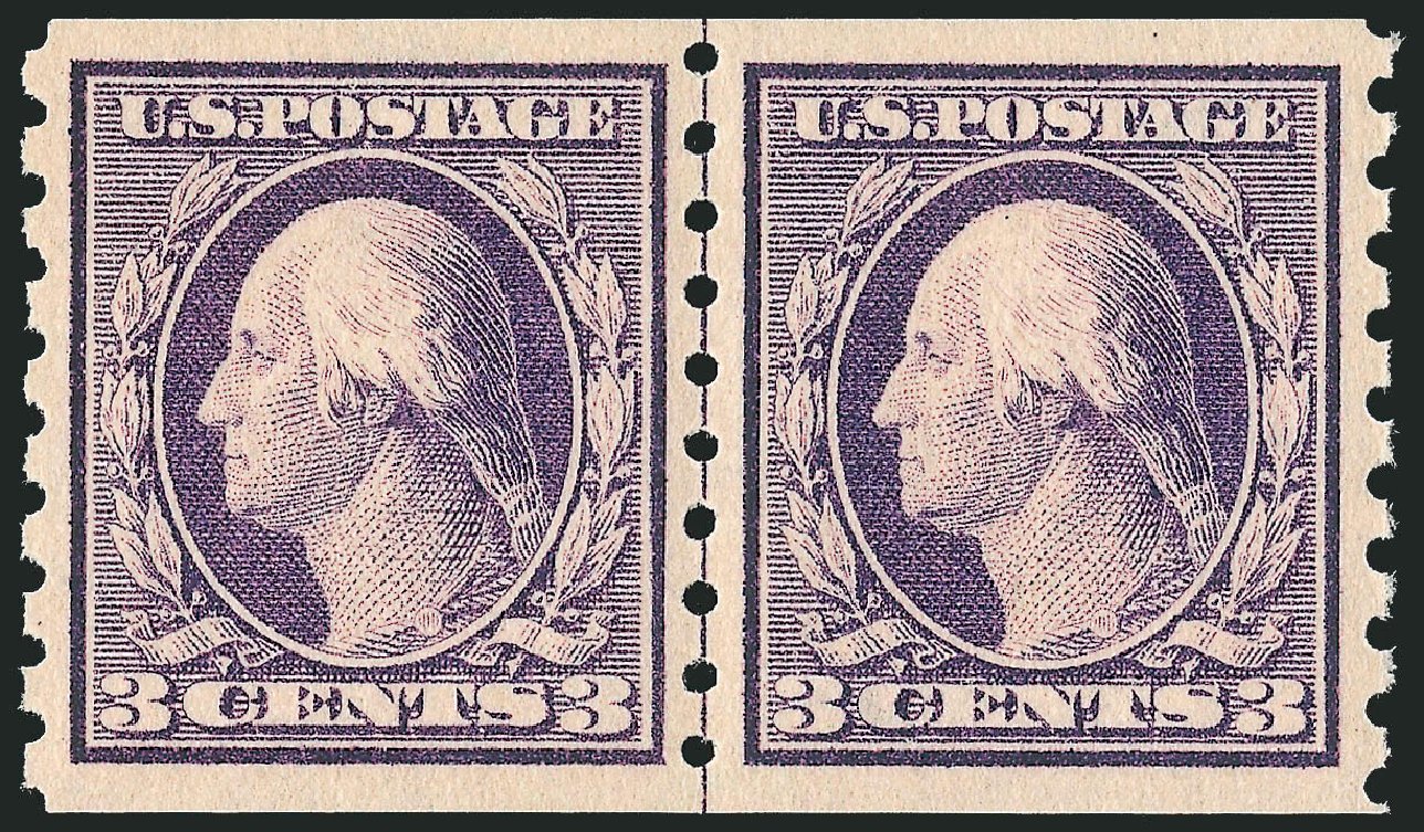 US Stamps Price Scott Catalog # 394: 3c 1911 Washington Coil. Robert Siegel Auction Galleries, Dec 2013, Sale 1062, Lot 578
