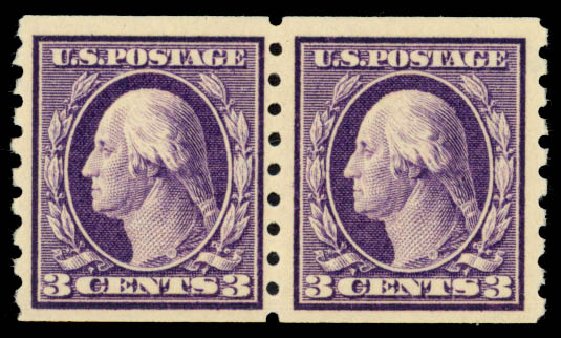 Costs of US Stamp Scott Cat. # 394: 3c 1911 Washington Coil. Daniel Kelleher Auctions, Jan 2015, Sale 663, Lot 1741