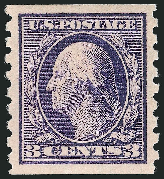 Costs of US Stamps Scott Catalog # 394: 1911 3c Washington Coil. Robert Siegel Auction Galleries, Oct 2012, Sale 1033, Lot 4211