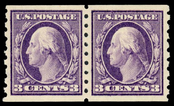 Prices of US Stamp Scott Catalogue # 394 - 3c 1911 Washington Coil. Daniel Kelleher Auctions, Mar 2014, Sale 648, Lot 2155
