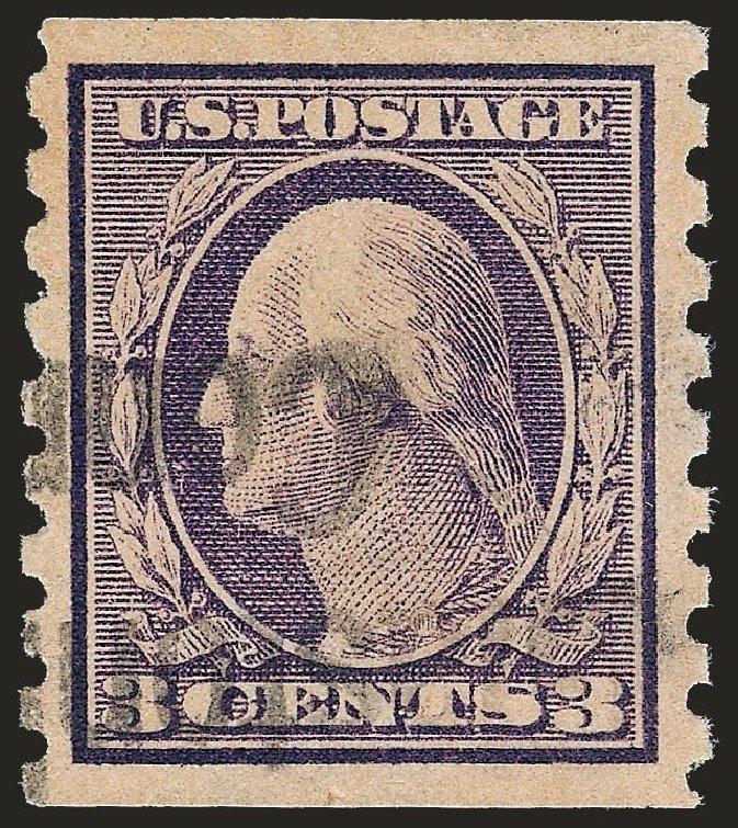 Costs of US Stamps Scott # 394 - 3c 1911 Washington Coil. Robert Siegel Auction Galleries, Dec 2008, Sale 967, Lot 4723